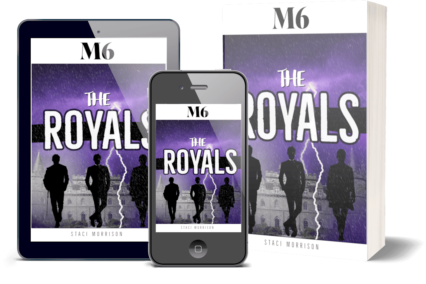 M6-the royals, book cover, secrets revealed, millennium series, staci morrison