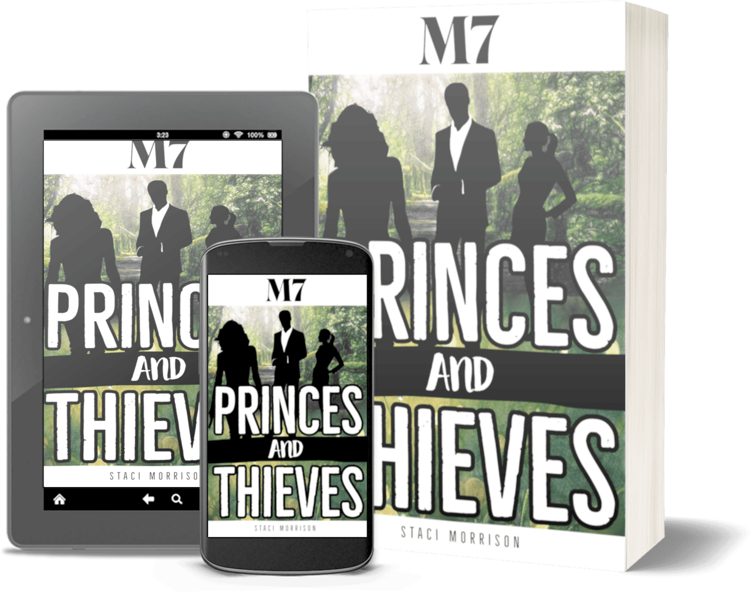 M7 princes and thieves, millennium series, staci morrison, epic fiction, christian fiction, green and black book covers, alanthia publishing, m7-princes and thieves